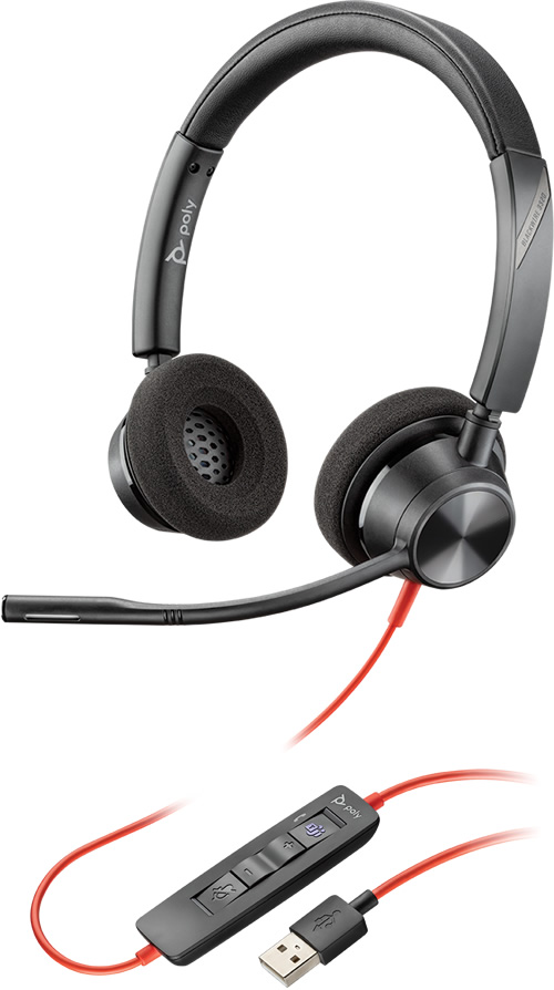 Poly BlackWire 3320 USB-A, Teams (214012-01)