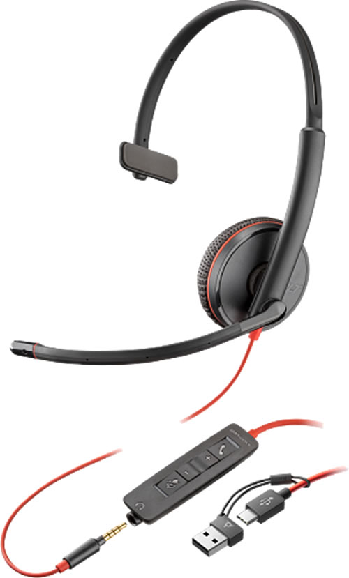 Poly Blackwire 3215 USB-A/C (8X227A6) Poly Blackwire 3215 USB-A/C (8X227A6)