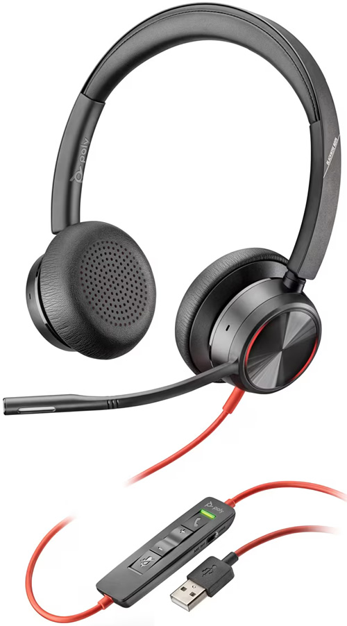 Poly BlackWire 8225 USB-A, UC (214406-01)