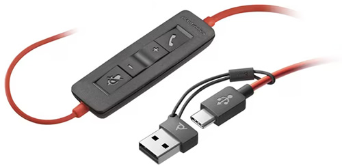 Poly Blackwire 3220 USB-A/USB-C (8X228A6)